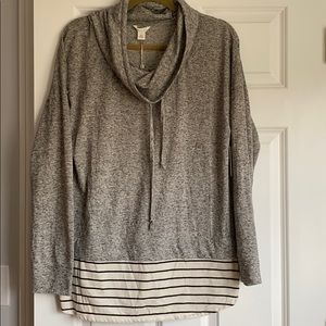 NWT Caslon Faux Layer Tunic